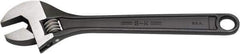 SK - 3/4" Jaw Capacity, 6" Standard Adjustable Wrench - Steel, Black Finish, 6" OAL - Industrial Tool & Supply