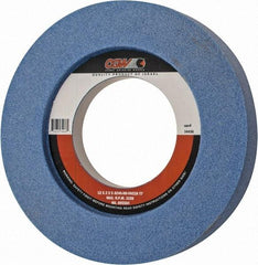 Camel Grinding Wheels - 12" Diam x 5" Hole x 2" Thick, H Hardness, 46 Grit Surface Grinding Wheel - Aluminum Oxide, Type 7, Coarse Grade, 2,228 Max RPM, Vitrified Bond, Two-Side Recess - Industrial Tool & Supply