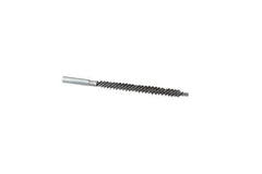 Schaefer Brush - 4" Brush Length, 3/8" Diam, Double Stem, Double Spiral Tube Brush - 6" Long, Stainless Steel, 12-24 Female Connection - Industrial Tool & Supply