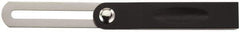 Stanley - 8" Blade Length, 5-1/2" Base Length x 3/4" Base Width Stainless Steel Square - Beveled Edge - Industrial Tool & Supply