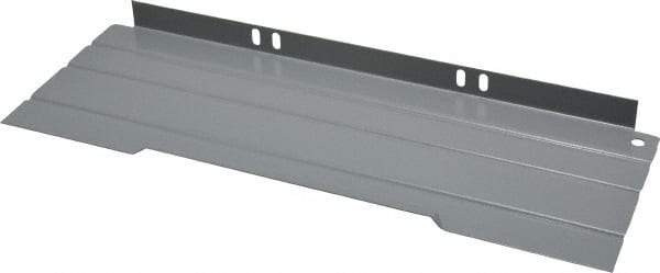 Vidmar - Tool Box Steel Drawer Divider - 12-1/4" Wide x 12-5/8" Deep x 4-1/2" High, Gray, For Vidmar Cabinets - Industrial Tool & Supply
