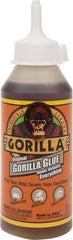 Gorilla Glue - 8 oz Bottle Brown All Purpose Glue - 20 min Working Time - Industrial Tool & Supply