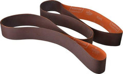 Norton - 2" Wide x 132" OAL, 180 Grit, Aluminum Oxide Abrasive Belt - Aluminum Oxide, Very Fine, Coated, J Weighted Cloth Backing, Series R245 - Industrial Tool & Supply