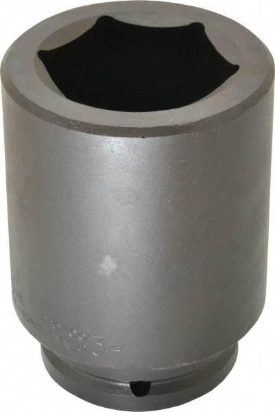 Proto - 1-1/2" Drive 3" Deep Impact Socket - 6 Points, 6-3/8" OAL - Industrial Tool & Supply