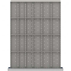 LISTA - 24-Compartment Drawer Divider Layout for 3.15" High Drawers - Industrial Tool & Supply