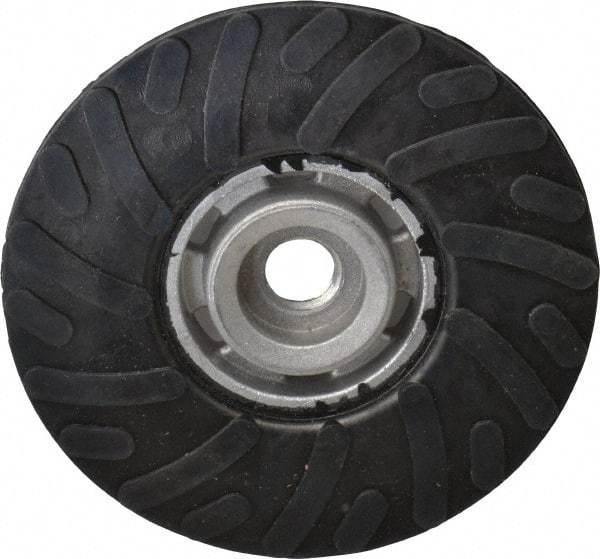 Norton - 5" Diam Locking Nut Disc Backing Pad - Medium Density, 10,000 RPM - Industrial Tool & Supply