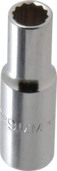 Proto - 9/32", 1/4" Drive, Deep Hand Socket - 6 Points, 7/8" OAL, Chrome Finish - Industrial Tool & Supply