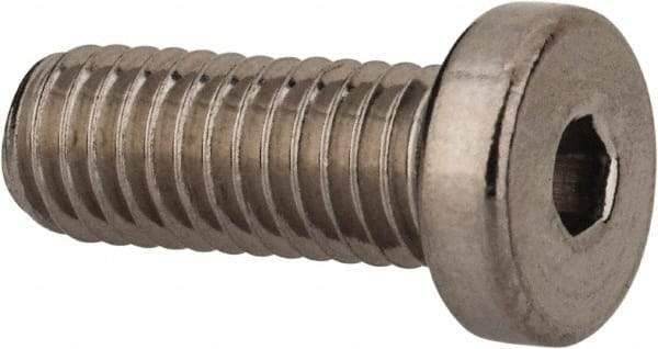 Value Collection - #10-32 UNF Hex Socket Drive, Low Socket Cap Screw - Grade 18-8 Stainless Steel, 1/2" Length Under Head - Industrial Tool & Supply
