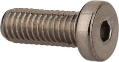 Value Collection - #10-32 UNF Hex Socket Drive, Low Socket Cap Screw - Grade 18-8 Stainless Steel, 1/2" Length Under Head - Industrial Tool & Supply
