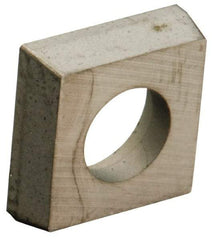 Kennametal - 3.96mm Inscribed Circle, Triangle Threading Shim for Indexables - 0.126" Thick, SM Shim Style, Left Hand, Right Hand Cut - Industrial Tool & Supply