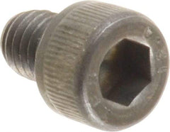 Value Collection - M6x1.00 Metric Coarse Hex Socket Drive, Socket Cap Screw - Grade 12.9 Alloy Steel, Black Oxide Finish, Fully Threaded, 8mm Length Under Head - Industrial Tool & Supply