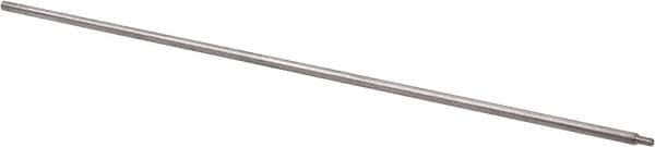 Schaefer Brush - 24" Long, 12-24 Female, Aluminum Brush Handle Extension - 0.313" Diam, 12-24 Male, For Use with Tube Brushes & Scrapers - Industrial Tool & Supply