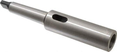 Jacobs - MT3 Inside Morse Taper, MT3 Outside Morse Taper, Extension Morse Taper to Morse Taper - 214.88mm OAL, Alloy Steel, Hardened & Ground Throughout - Exact Industrial Supply