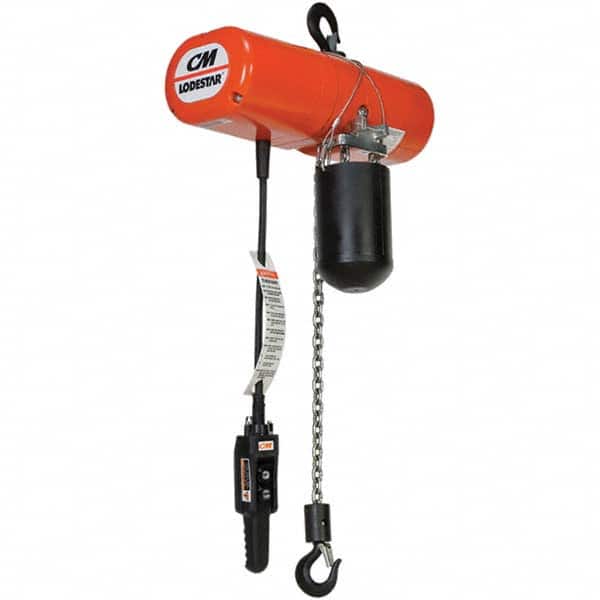 CM - 2 Ton Capacity 16 FPM Lift Speed 460V Electric Chain Hoist - Industrial Tool & Supply