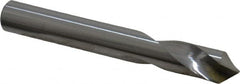 Made in USA - 3/8" Body Diam, 90°, 3" OAL, Solid Carbide Spotting Drill - Industrial Tool & Supply