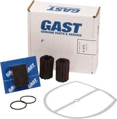 Gast - 9 Piece Air Compressor Repair Kit - For Use with Gast 0823/1023 Oil-Less "Q" Models with Internal Filtration - Industrial Tool & Supply