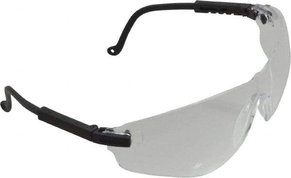 Uvex - Clear Lenses, Frameless Safety Glasses - Scratch Resistant, Plastic Frame, Size Universal, Wrap Around - Industrial Tool & Supply