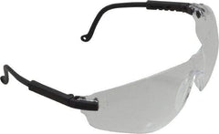 Uvex - Clear Lenses, Frameless Safety Glasses - Scratch Resistant, Plastic Frame, Size Universal, Wrap Around - Industrial Tool & Supply