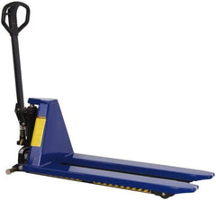 Value Collection - 2,200 Lb Capacity, 31-1/2" Lift Portable Skid Lifter - 3-1/2" Min Lift Height, 43" Fork Length x 20" Fork Width, 20" Overall Width - Industrial Tool & Supply