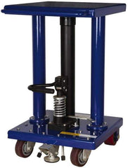 Value Collection - 500 Lb Capacity Hydraulic Lift Table - 30" to 47-1/2" Lift Height, 18" Platform Length x 18" Platform Width - Industrial Tool & Supply