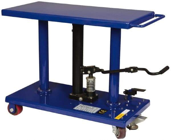 Value Collection - 1,000 Lb Capacity Hydraulic Lift Table - 30" to 47-1/2" Lift Height, 36" Platform Length x 18" Platform Width - Industrial Tool & Supply