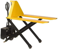 Value Collection - 3,000 Lb Capacity, 31" Lift Height, Battery Operated Lift - 3-1/3" Lowered Height, 13" Load Center, 43-1/4" Fork Length, 21" Overall Width - Industrial Tool & Supply