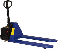 Value Collection - 3,000 Lb Capacity, 31" Lift Height, Battery Operated Lift - 3-1/3" Lowered Height, 13" Load Center, 43-1/4" Fork Length, 27" Overall Width - Industrial Tool & Supply