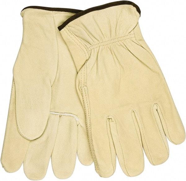 MCR Safety - Size XL General Protection Work Gloves - For Work & Driver, Uncoated, Beige, Paired - Industrial Tool & Supply