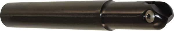 Millstar - 1" Cut Diam, 9" Max Depth of Cut, 1" Shank Diam, 1" OAL, Indexable Ball Nose End Mill - Straight Shank, SFCY Toolholder, MB, MBT, RBT Insert - Industrial Tool & Supply