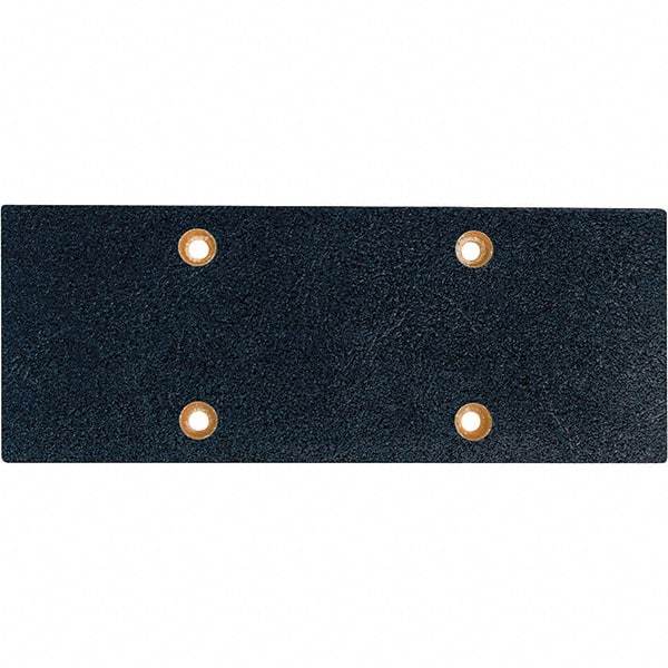 Dynabrade - 7 x 2-3/4" Rectangular Adhesive/PSA Backing Pad - Dynabug II Compatible, Screw Attachment, Nonvacuum Pad, 3/8" Thick, Medium Density - Industrial Tool & Supply