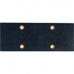 Dynabrade - 7 x 2-3/4" Rectangular Adhesive/PSA Backing Pad - Dynabug II Compatible, Screw Attachment, Nonvacuum Pad, 3/8" Thick, Medium Density - Industrial Tool & Supply