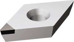 Sandvik Coromant - DCMW32.52 FP Grade CD10 Carbide Turning Insert - Uncoated, 55° Diamond, 3/8" Inscr Circle, 5/32" Thick, 1/32" Corner Radius - Industrial Tool & Supply
