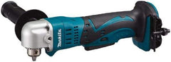 Makita - 18 Volt 3/8" Chuck Right Angle Handle Cordless Drill - 0-1800 RPM, Keyed Chuck, Reversible, Lithium-Ion Batteries Not Included - Industrial Tool & Supply
