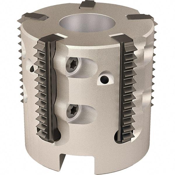Vargus - 1.532" Cut Diam, 7.874" Max Depth of Cut, 1/2" Arbor Hole Diam, Internal/External Indexable Thread Mill - Insert Style 25S, 5 Inserts, Toolholder Style RTMC-D, 1.26" OAL - Industrial Tool & Supply