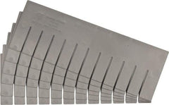 Quantum Storage - 16-1/2" Wide x 6" High, Gray Bin Divider - Use with DG92060 - Industrial Tool & Supply