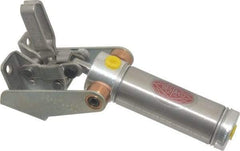 De-Sta-Co - 100 Lb Inner Hold Capacity, Horiz Mount, Air Power Hold-Down Toggle Clamp - M5 Port, 250 Max psi, 99° Bar Opening, 17.27mm Height Under Bar - Industrial Tool & Supply