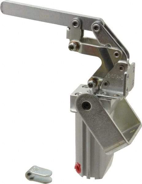 De-Sta-Co - 450 Lb Inner Hold Capacity, Vert Mount, Air Power Hold-Down Toggle Clamp - 1/8 NPT Port, 145 Max psi, 95° Bar Opening, 68.33mm Height Under Bar - Industrial Tool & Supply