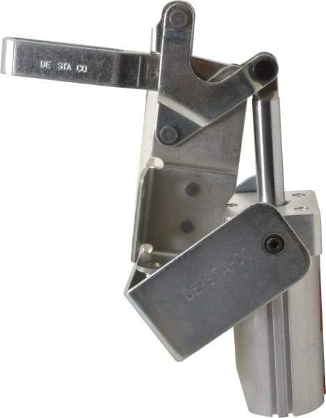 De-Sta-Co - 600 Lb Inner Hold Capacity, Vert Mount, Air Power Hold-Down Toggle Clamp - 1/8 NPT Port, 145 Max psi, 88° Bar Opening, 98.81mm Height Under Bar - Industrial Tool & Supply