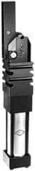 De-Sta-Co - 191.77 Lb-Ft Holding Capacity, 10 bar Clamping Pressure, Air Hold Down Clamp - 108mm Arm Length, 84mm Clamp Length, 55mm Clamp Width, 243mm Clamp Height, Mounting Holes - Industrial Tool & Supply