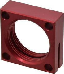 De-Sta-Co - 1-1/8 - 16 Thread, 13/64" Mounting Hole, Aluminum Clamp Mounting Block - 1/2" Thick x 1.38" Long x 1.378" Wide - Industrial Tool & Supply