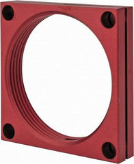 De-Sta-Co - 2-1/4 - 12 Thread, 0.28" Mounting Hole, Aluminum Clamp Mounting Block - 1/2" Thick x 2-1/2" Long x 2-1/2" Wide - Industrial Tool & Supply