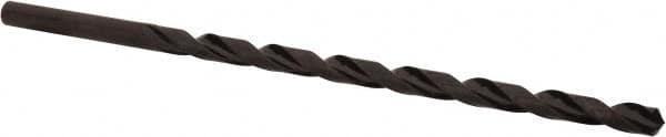 Hertel - 3/8" 118° 2-Flute High Speed Steel Extra Length Drill Bit - Industrial Tool & Supply