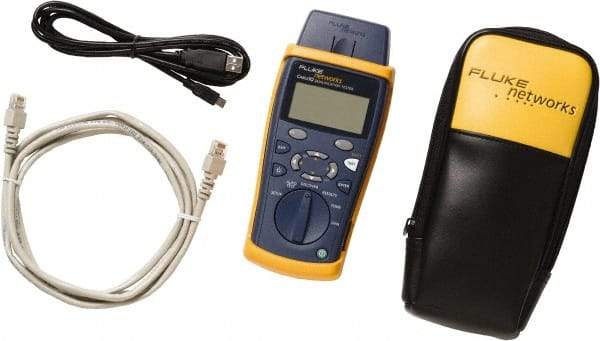 Fluke Networks - Universal Cable Tester - LCD Screen, RJ45 Connectors - Industrial Tool & Supply