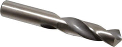 Hertel - 25/32" 118° High Speed Steel Screw Machine Drill Bit - Bright Finish, Right Hand Cut, 3-1/4" Flute Length, 5-1/8" OAL - Industrial Tool & Supply
