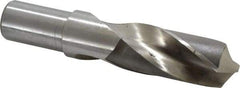 Hertel - 1-3/4" 118° High Speed Steel Screw Machine Drill Bit - Bright Finish, Right Hand Cut, 5-1/8" Flute Length, 8" OAL - Industrial Tool & Supply