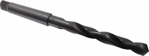 Hertel - 51/64", 3MT 118° Point High Speed Steel Taper Shank Drill Bit - Industrial Tool & Supply