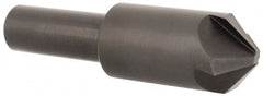 Hertel - 3/4" Head Diam, 1/2" Shank Diam, 4 Flute 100° High Speed Steel Countersink - Industrial Tool & Supply