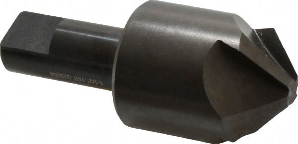 Hertel - 1-1/2" Head Diam, 3/4" Shank Diam, 4 Flute 100° High Speed Steel Countersink - Industrial Tool & Supply