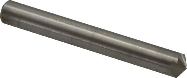 Hertel - 1/4" Head Diam, 1/4" Shank Diam, 4 Flute 120° High Speed Steel Countersink - Industrial Tool & Supply