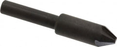 Hertel - 3/8" Head Diam, 1/4" Shank Diam, 4 Flute 60° High Speed Steel Countersink - Industrial Tool & Supply